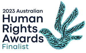 2023 Australian Human Rights Awards Finalist logo